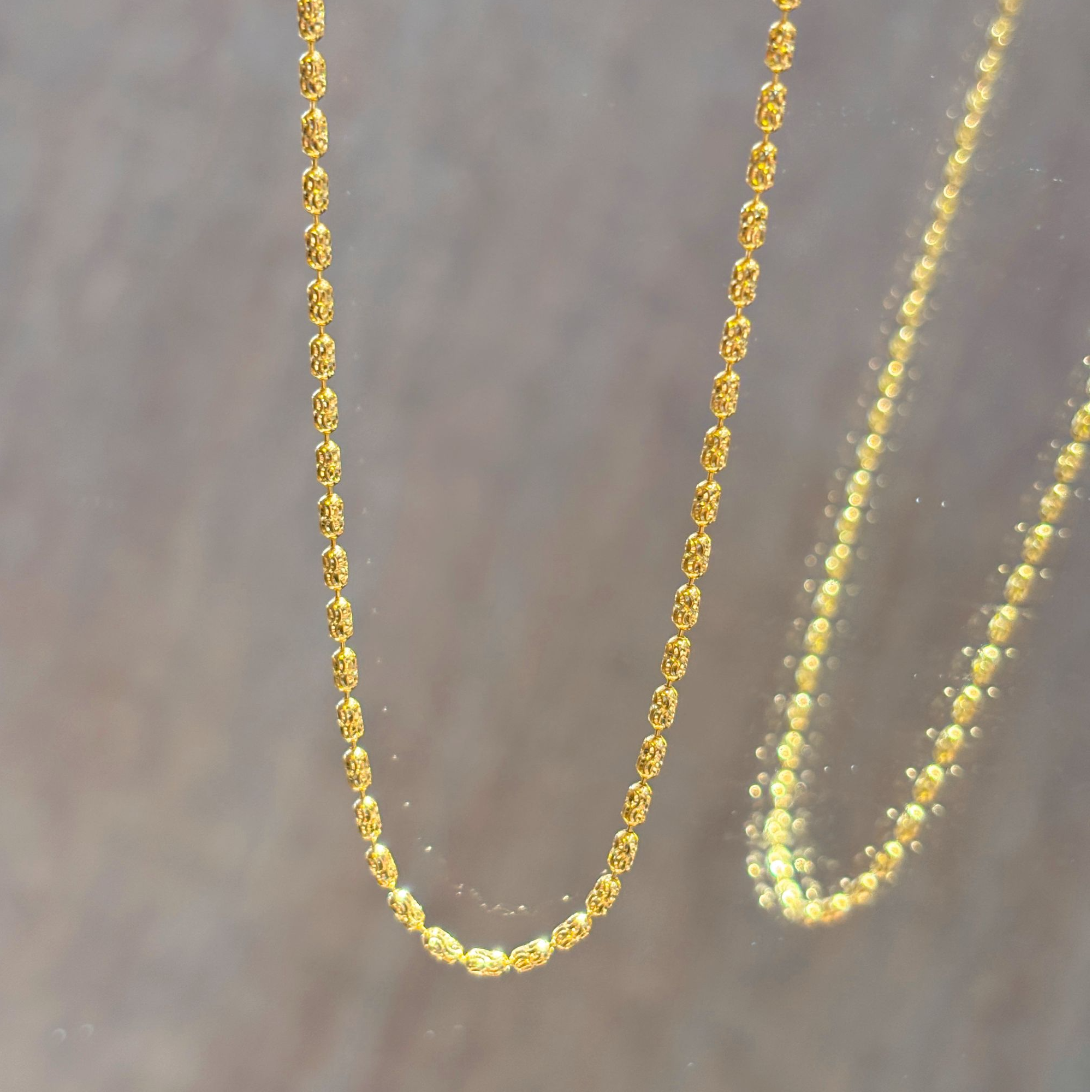 【伟新源】足金999 5G工艺 大钻s石项链 （点击选择长度重量）