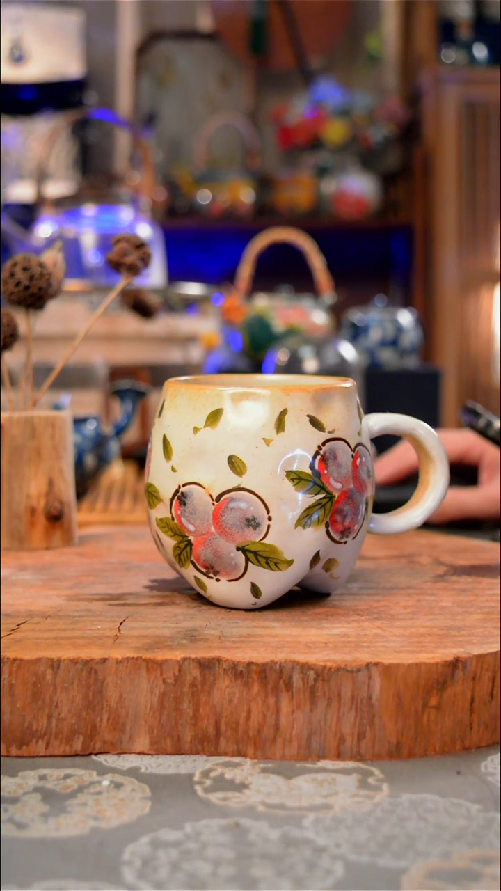 【闪购商品】摆件蓝莓手工手绘手工手绘