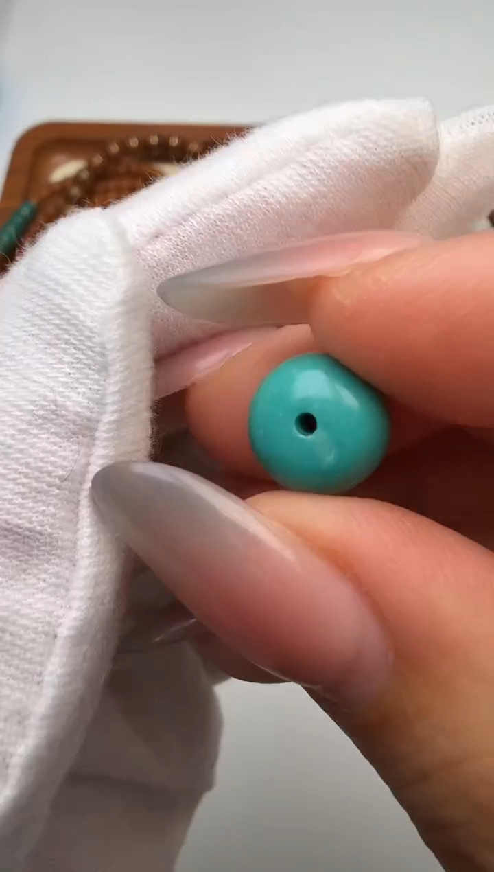 未镶嵌绿松石吊坠(不含链)有瑕疵绿松石