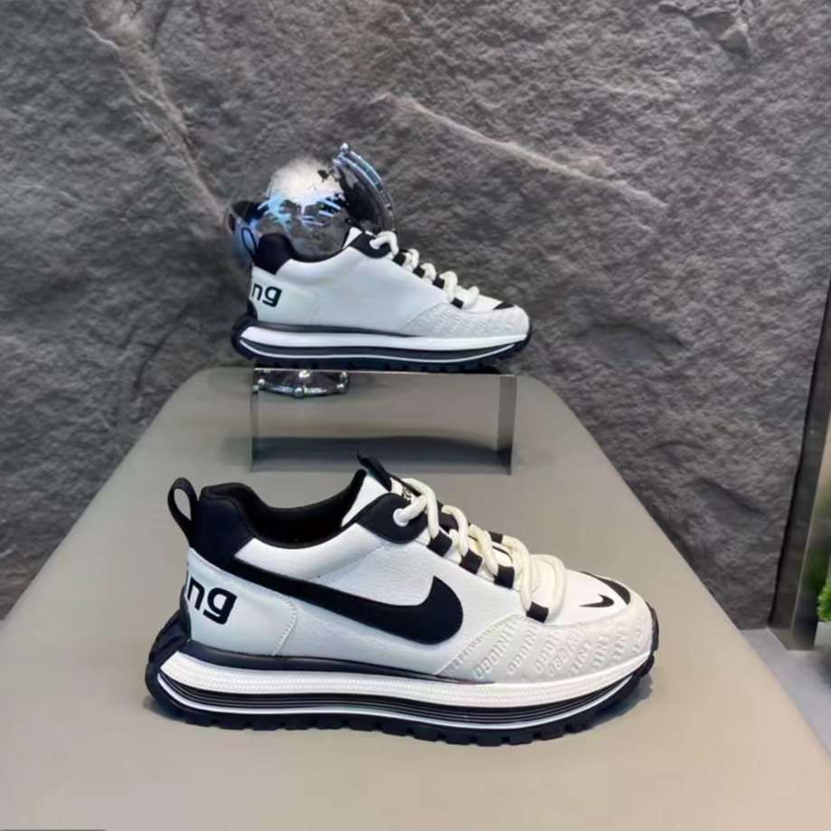 高端轻奢男鞋2025秋冬加绒舒适软底休闲鞋爆款时尚轻便运动潮鞋子