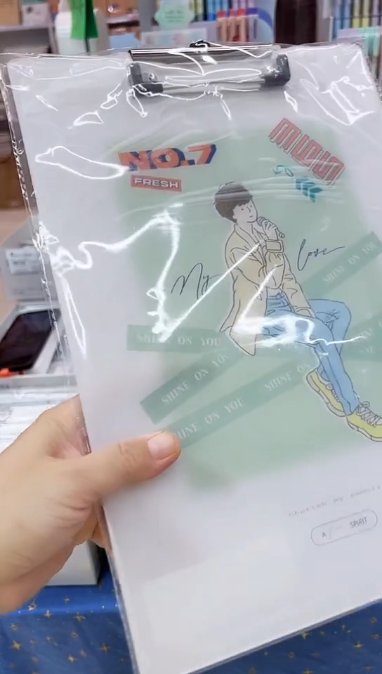 T得力72759亚克力板夹A4(3个)