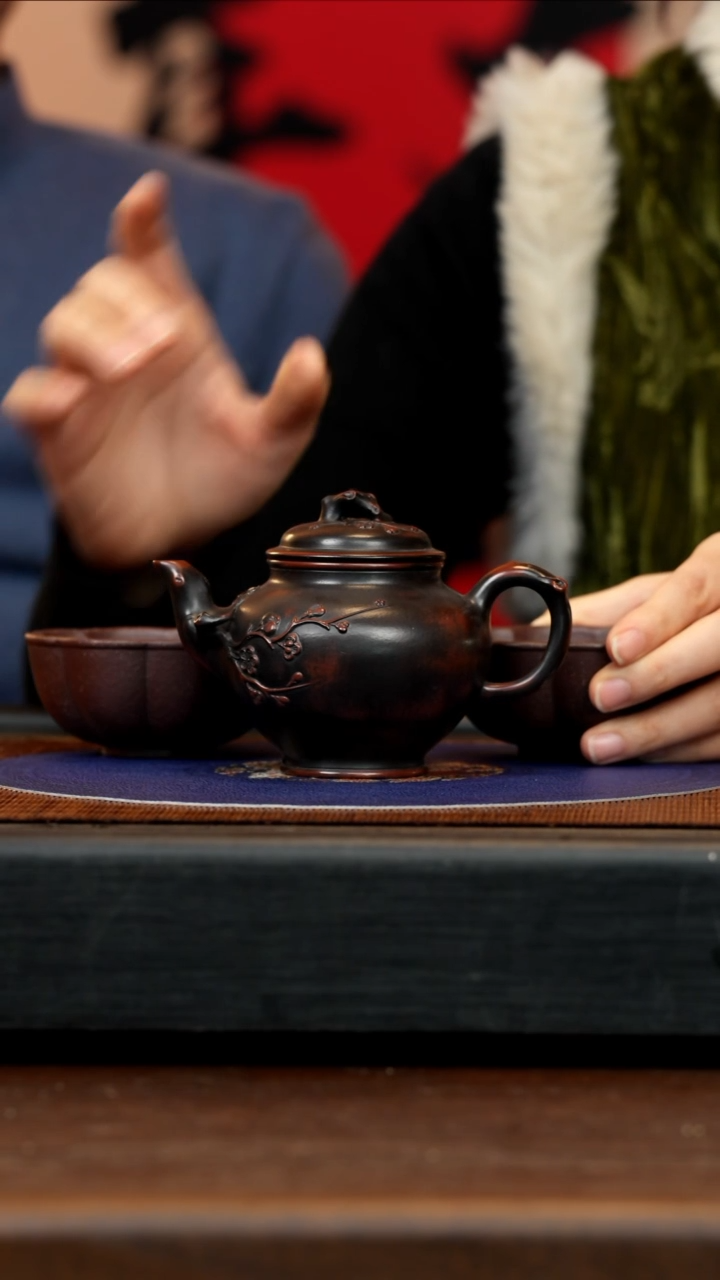 【闪购商品】紫砂茶壶BYM 红木烧 报春 