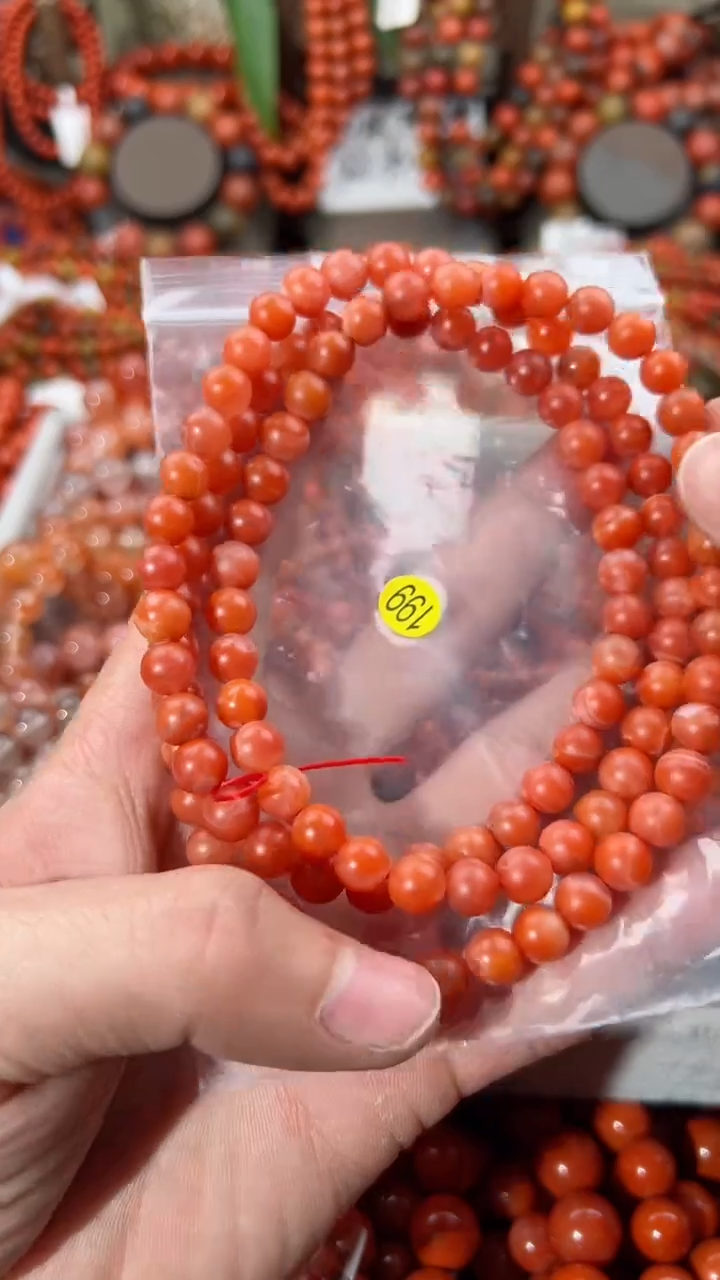 【闪购商品】南红玛瑙手串未镶嵌7