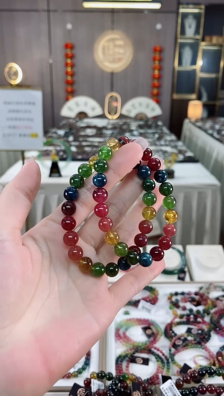 【闪购商品】单圈手串8mm+未镶嵌碧玺（多样性发一条）hon