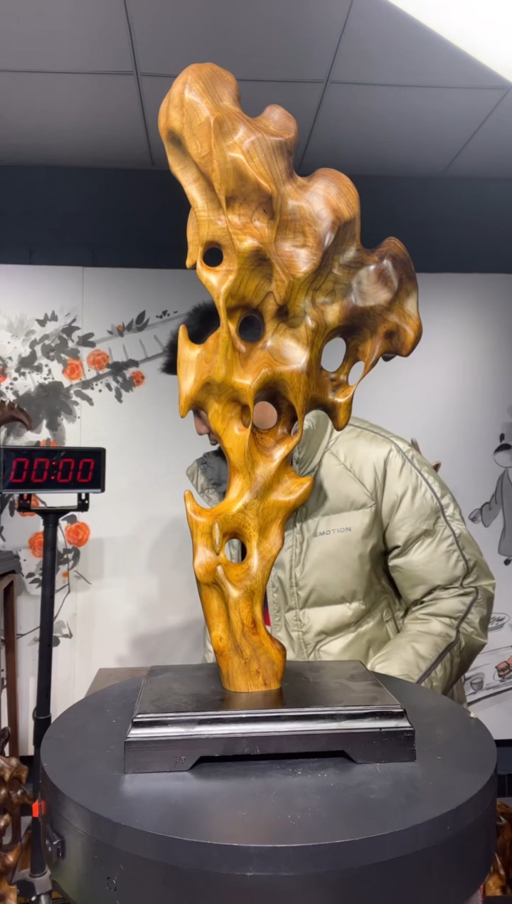 【闪购商品】金丝楠木雕金丝楠木雕工艺品摆件