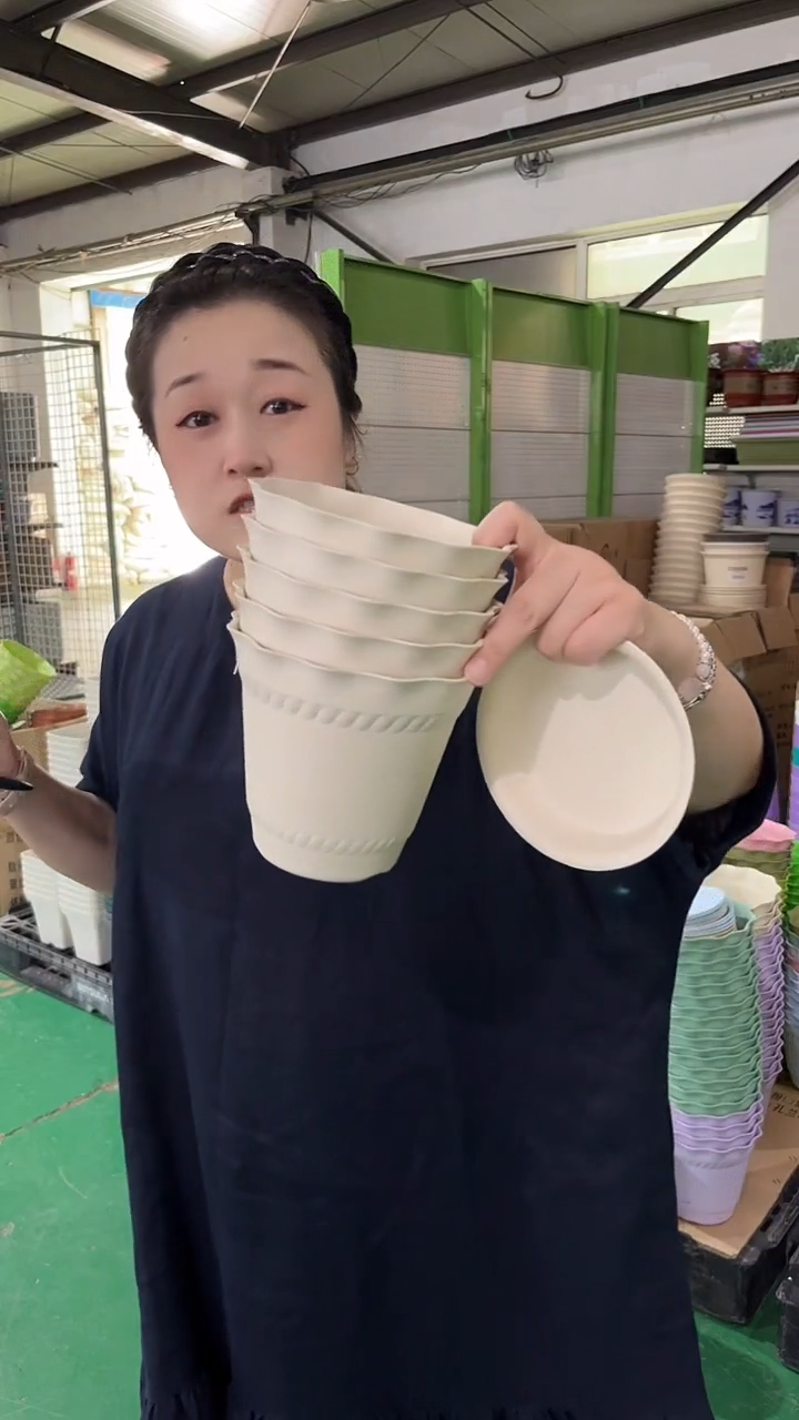 罗马盆14口径五个米白色