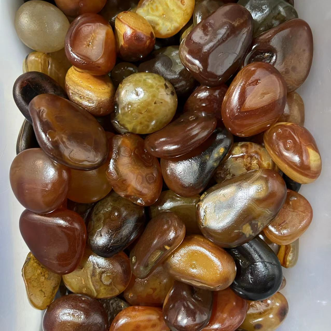 无品牌原石摆件，直播间挑选石头在此付款。