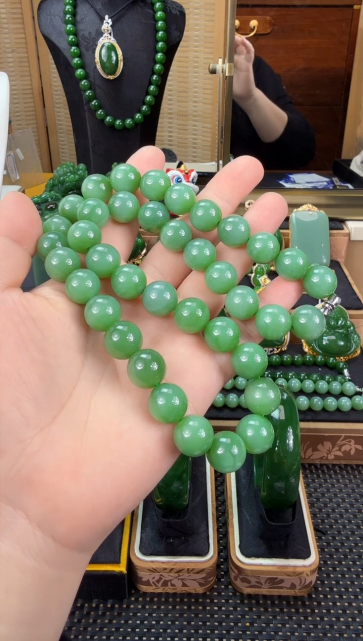 【闪购商品】和田玉（碧玉）项链未镶嵌 