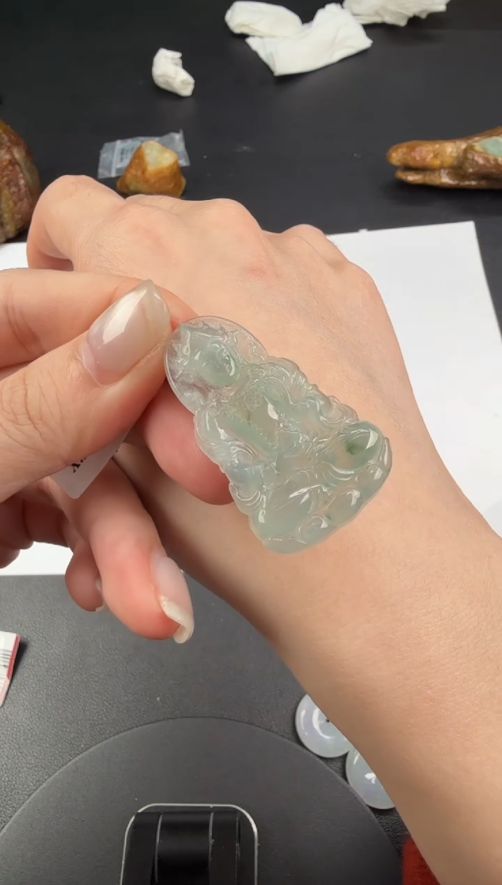 吊坠(不含链)未镶嵌翡翠翡翠饰品-350