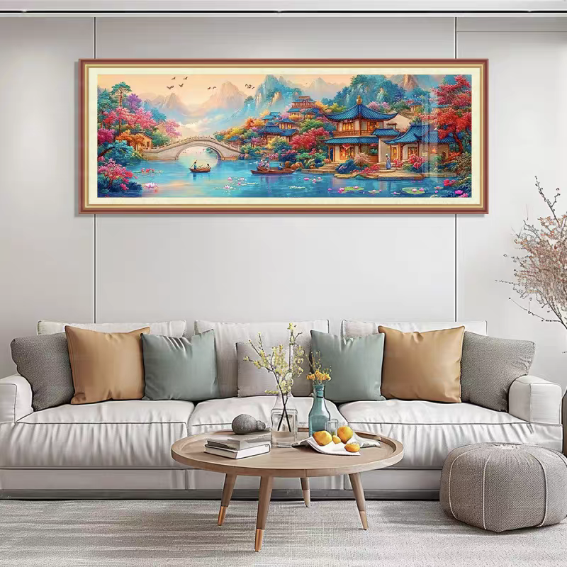 醉江南2026新款十字绣客厅卧室大格满绣唯美