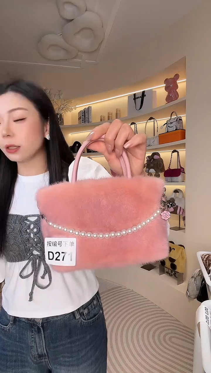 水貂毛【闪购商品】女包D271