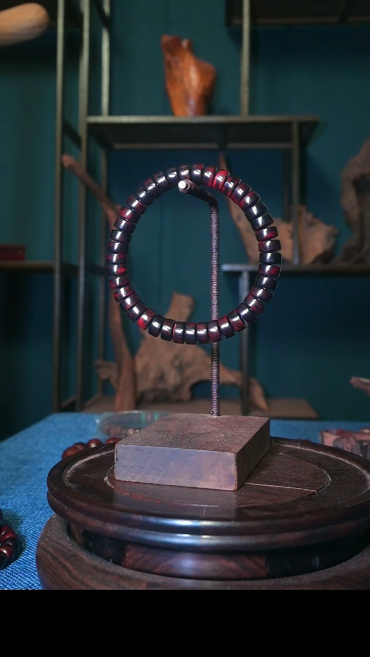 手串/手链黄花梨/降香黄檀b****n海南黑油红降9