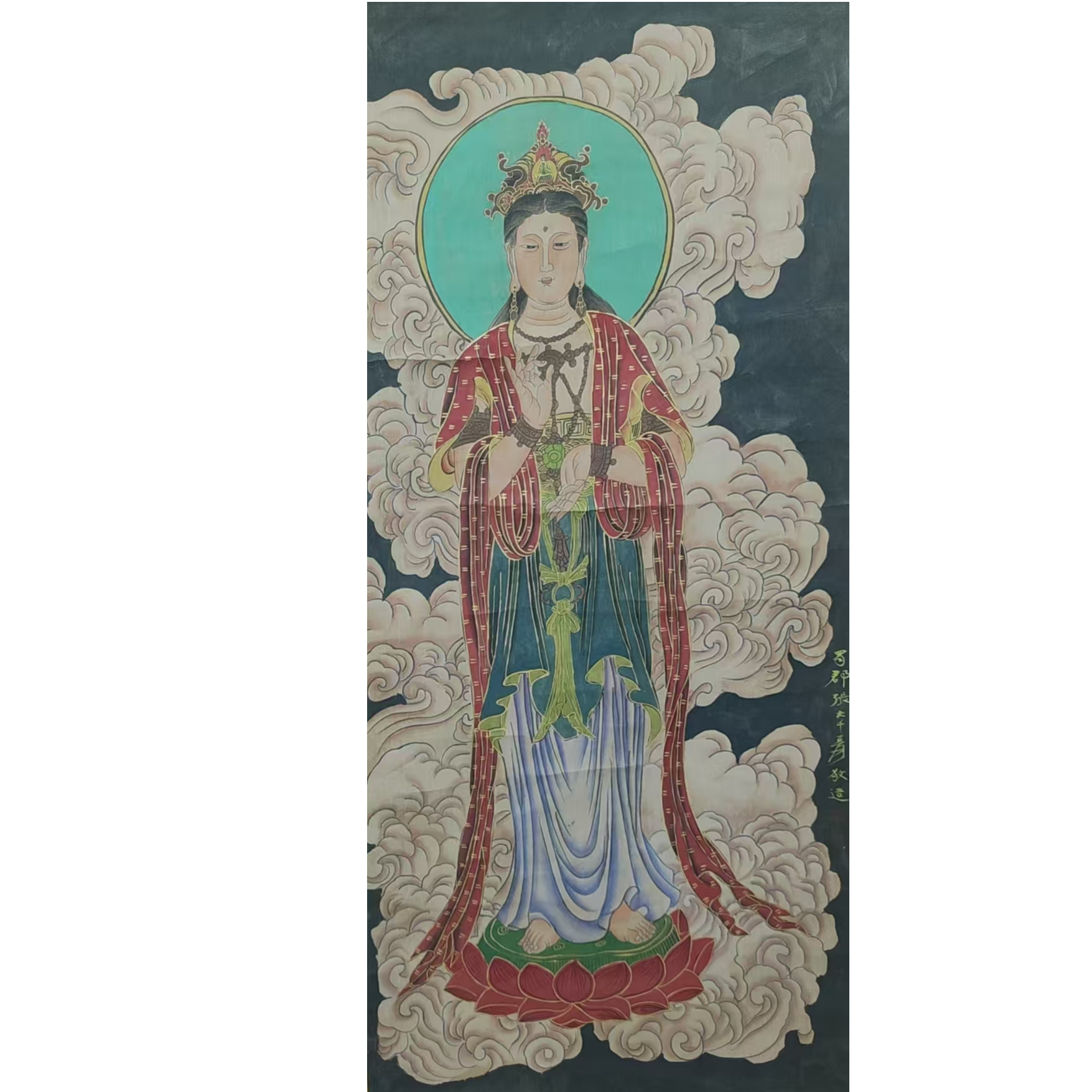 张   人物立轴68*138约864平尺