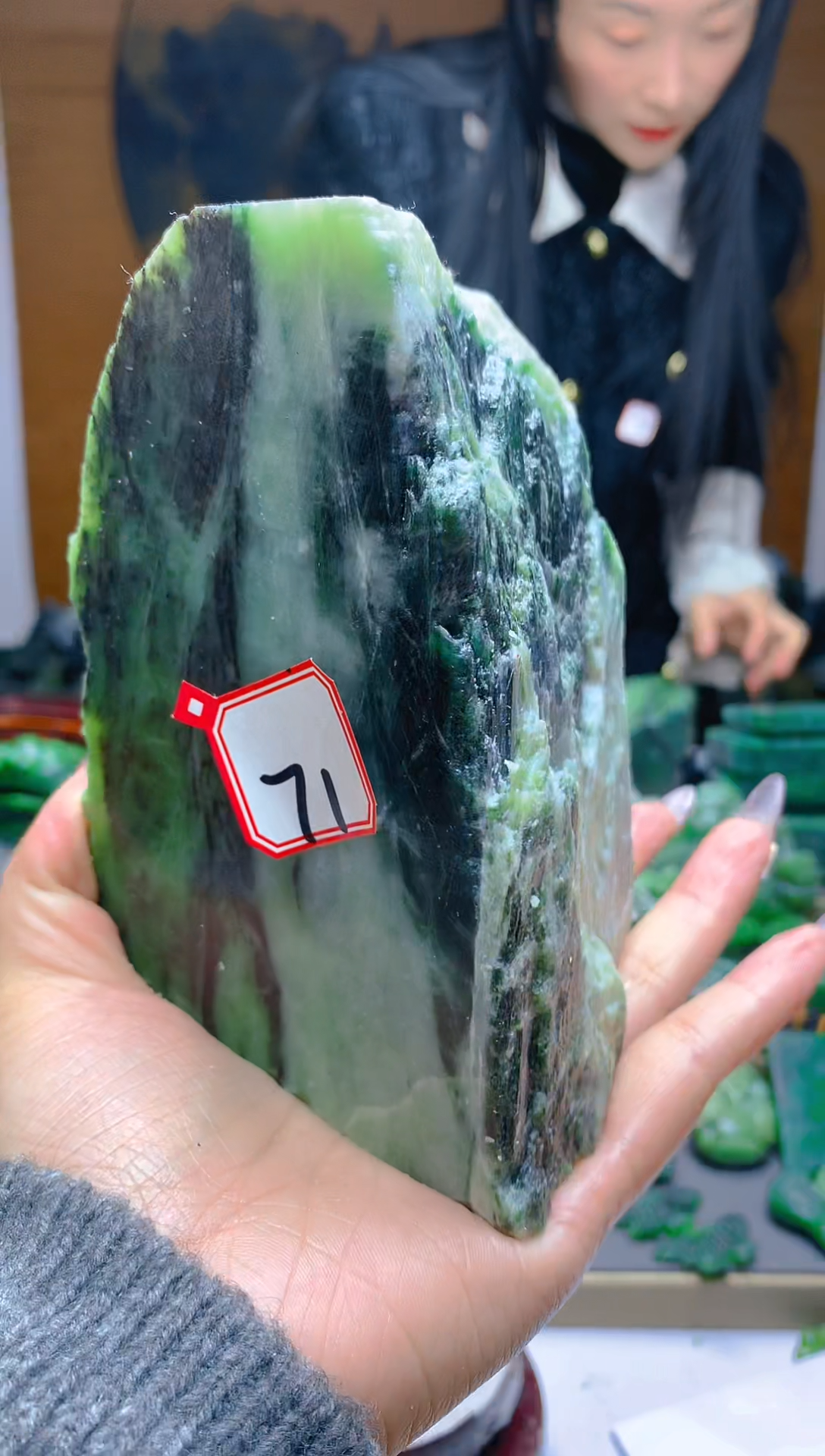 【闪购商品】和田玉（碧玉）珠宝半成品未镶嵌1