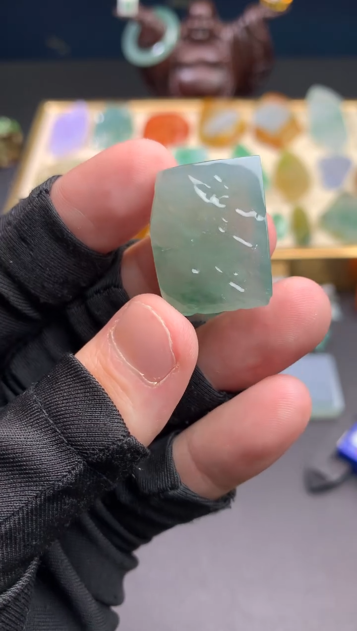 未镶嵌定制翡翠天然翡翠裸石（包工）