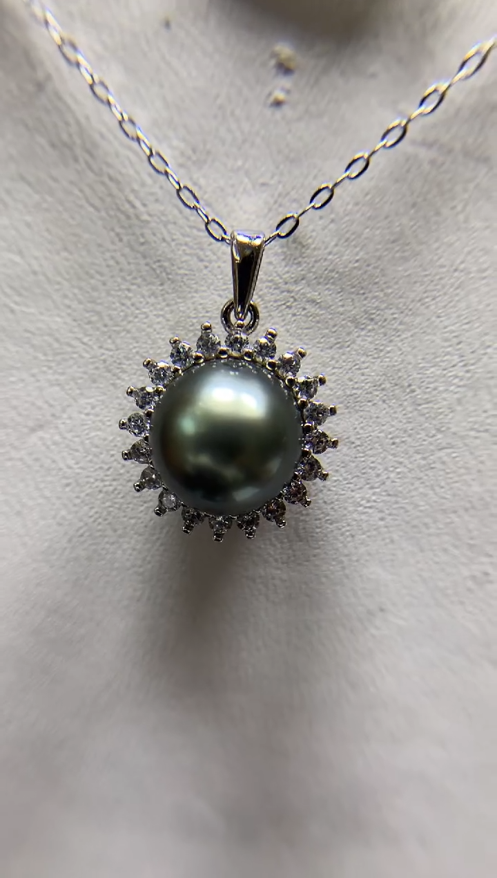 S023海水珍珠大溪地吊坠