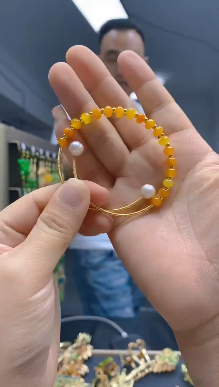 【闪购商品】翡翠耳饰合金183翡翠手镯