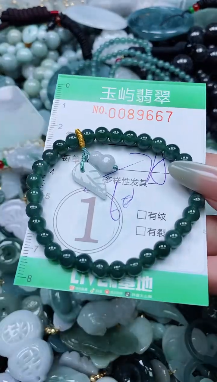 【闪购商品】翡翠颈饰未镶嵌闪购0089667多样性发其一