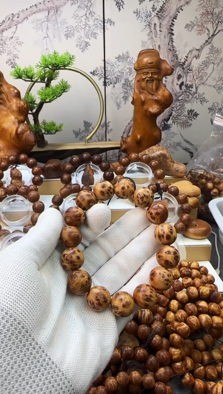 【闪购商品】柏木（崖柏）手串/手链太行崖柏1.5瘤疤手串