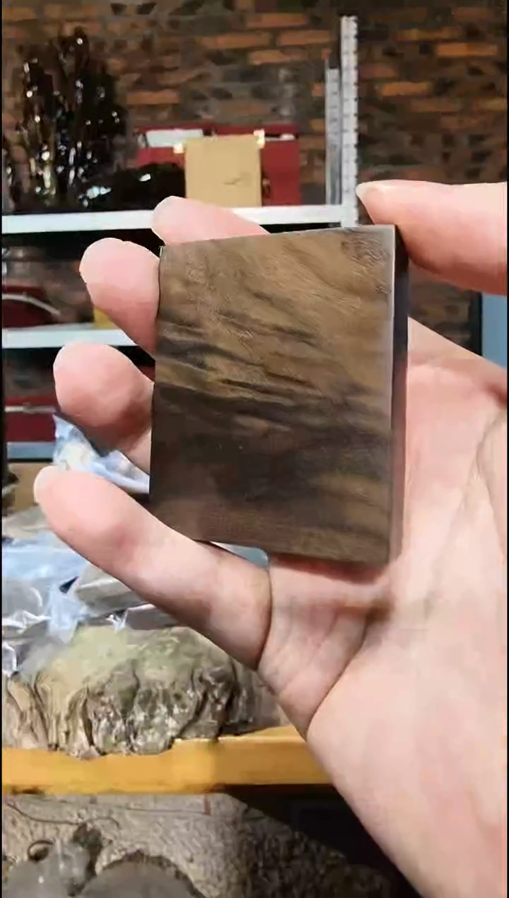 金丝楠无事牌手把件