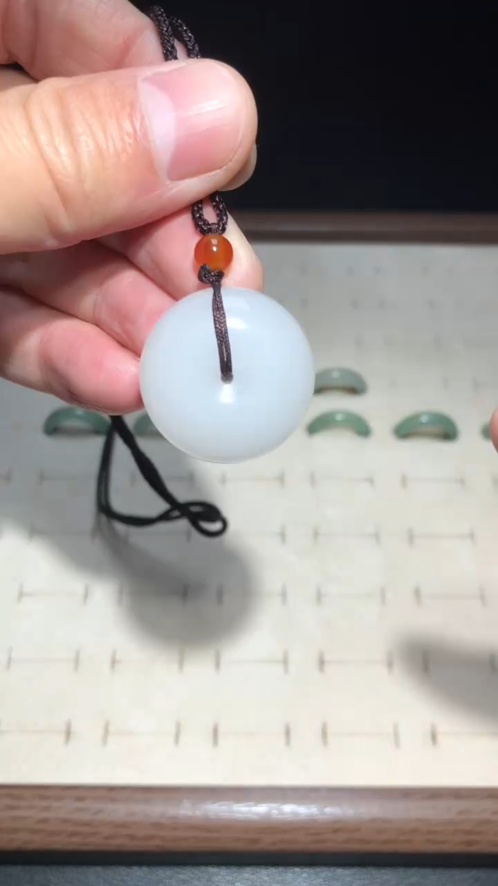 【闪购商品】石英质玉平安扣未镶嵌平安扣