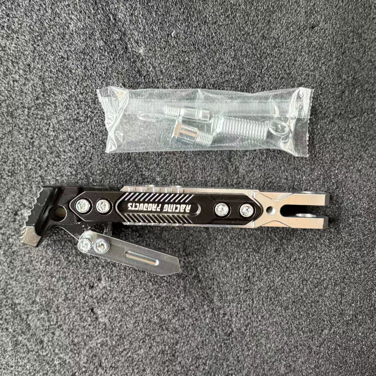 适用多款电动车车型的改装可调驻车感应边撑长短可调节
