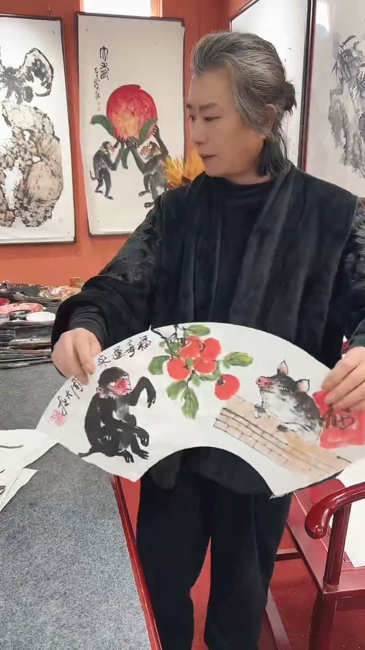 国画周大拙/国画/花鸟