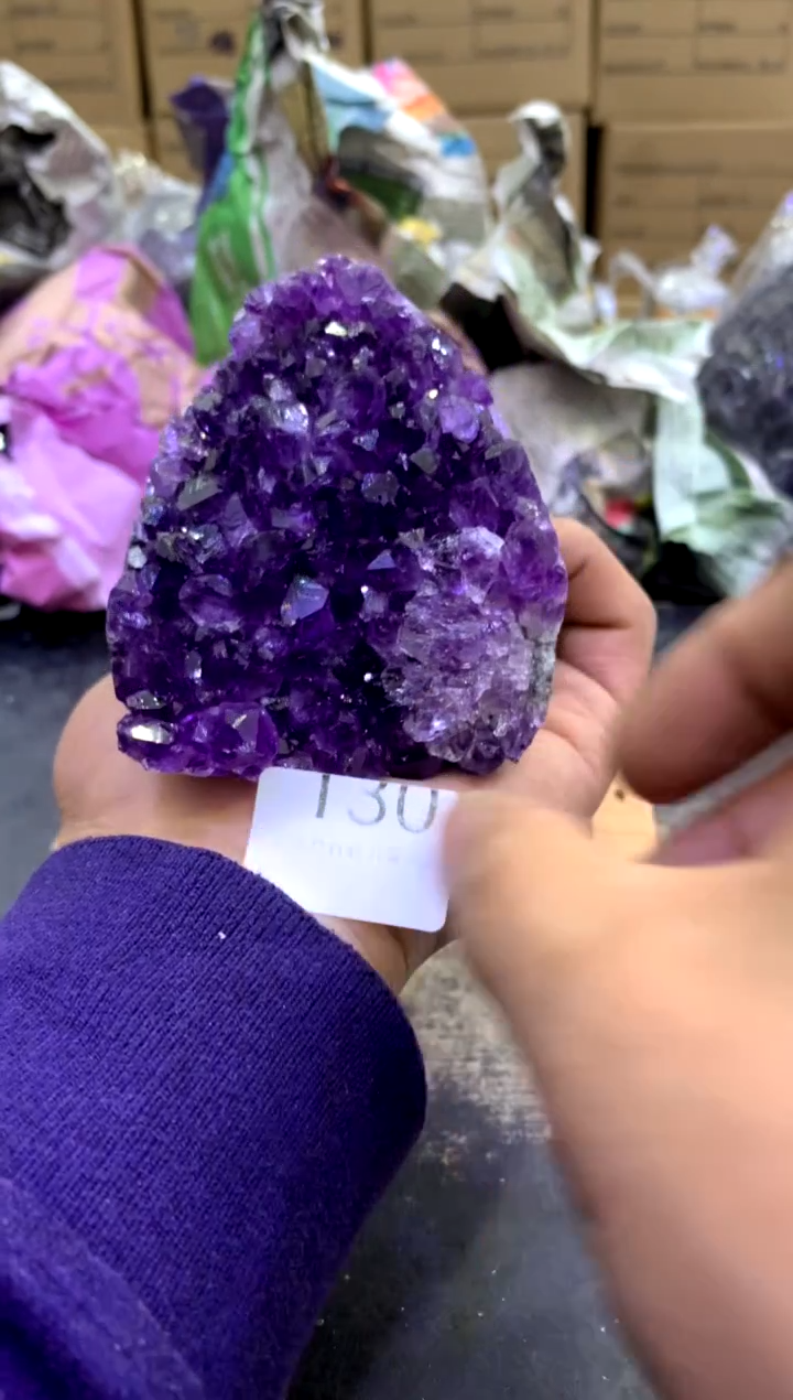 【闪购商品】水晶摆件未镶嵌天然紫水晶摆件130