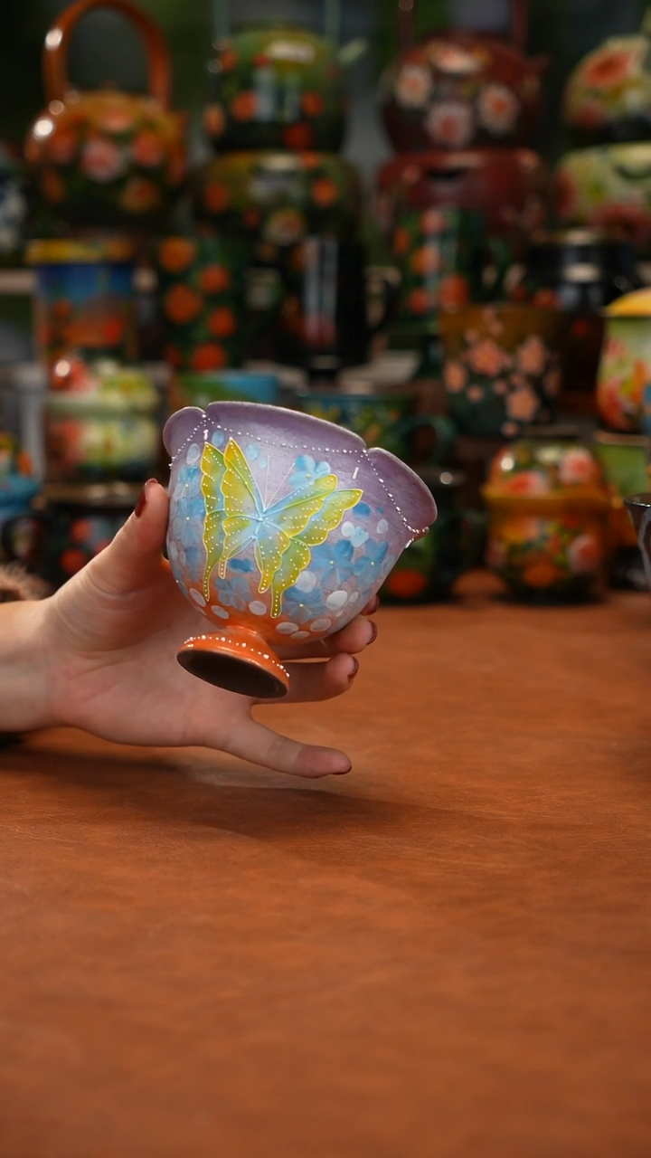 陶瓷油画手绘釉下彩