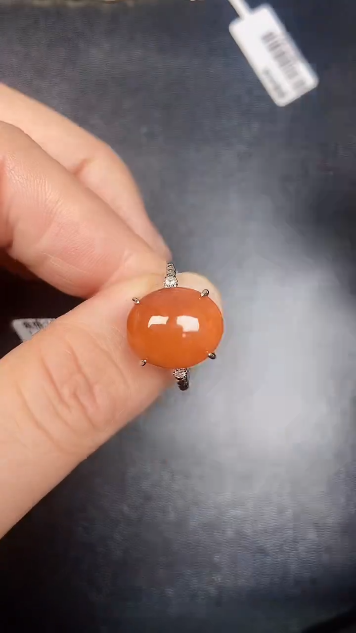 银S925镶嵌戒指翡翠1830