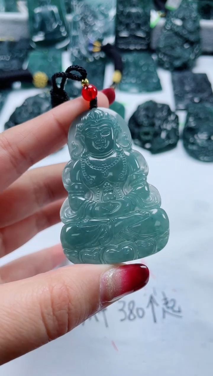 【闪购商品】翡翠颈饰未镶嵌多样性发货一件发货-度母