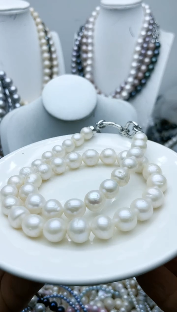 【闪购商品】淡水珍珠颈饰钛钢2