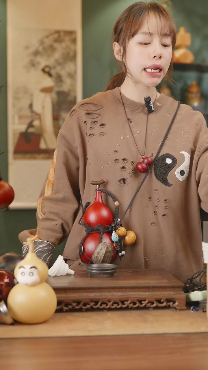 【闪购商品】389号精品天然大漆工艺防渗内胆酒葫芦~