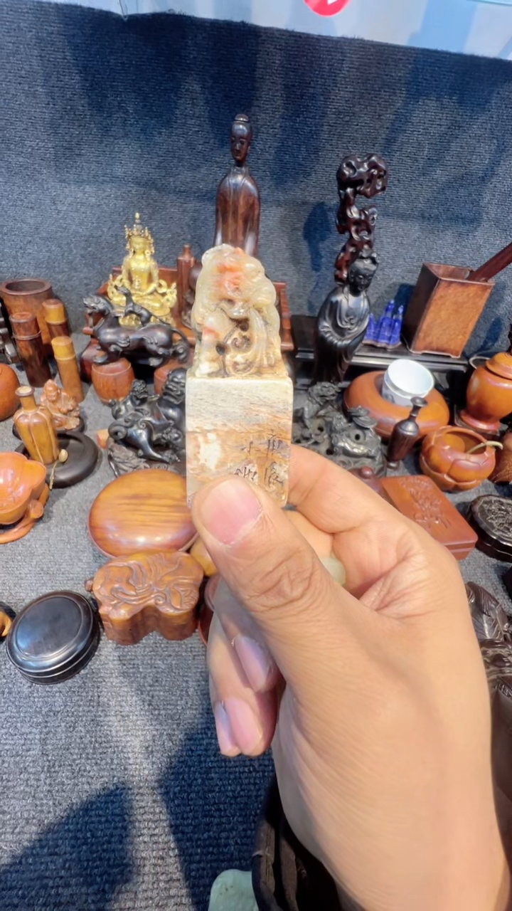 【闪购商品】贡木木雕印章漂亮木木木