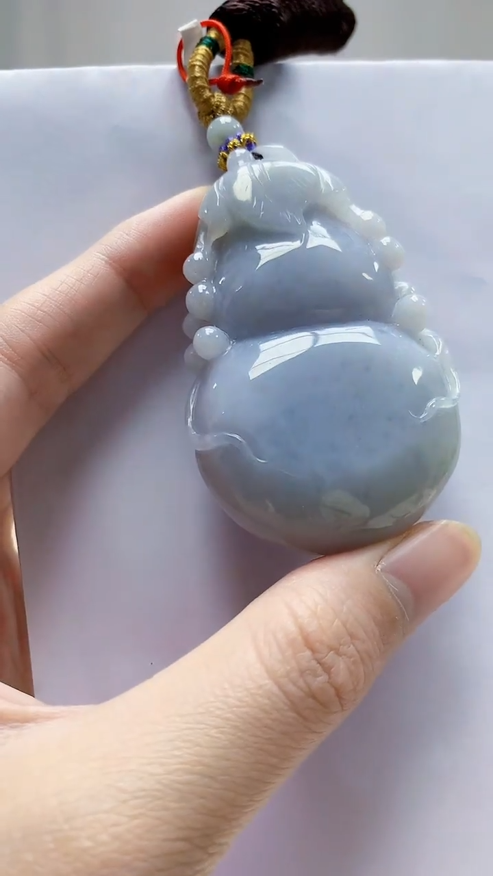 未镶嵌定制翡翠4812zm-毛货挂件葫芦40