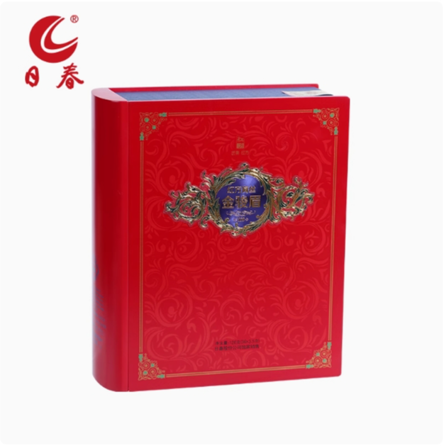 日春茶叶金骏眉红茶武夷山桐木关茶叶（红方.金骏眉2000)礼盒126g