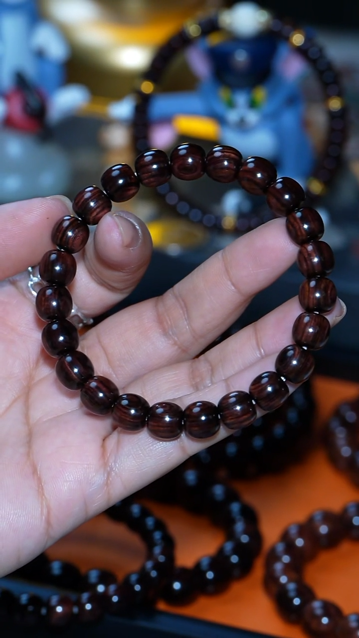 手串/手链黄花梨/降香黄檀【MOYU】海南黄花梨 9*9.5 文玩潮款手串