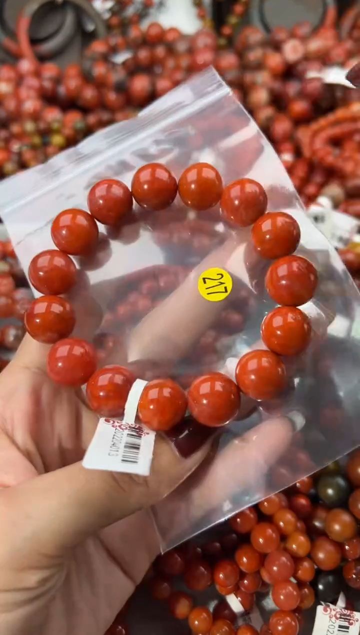 未镶嵌手串南红玛瑙14+