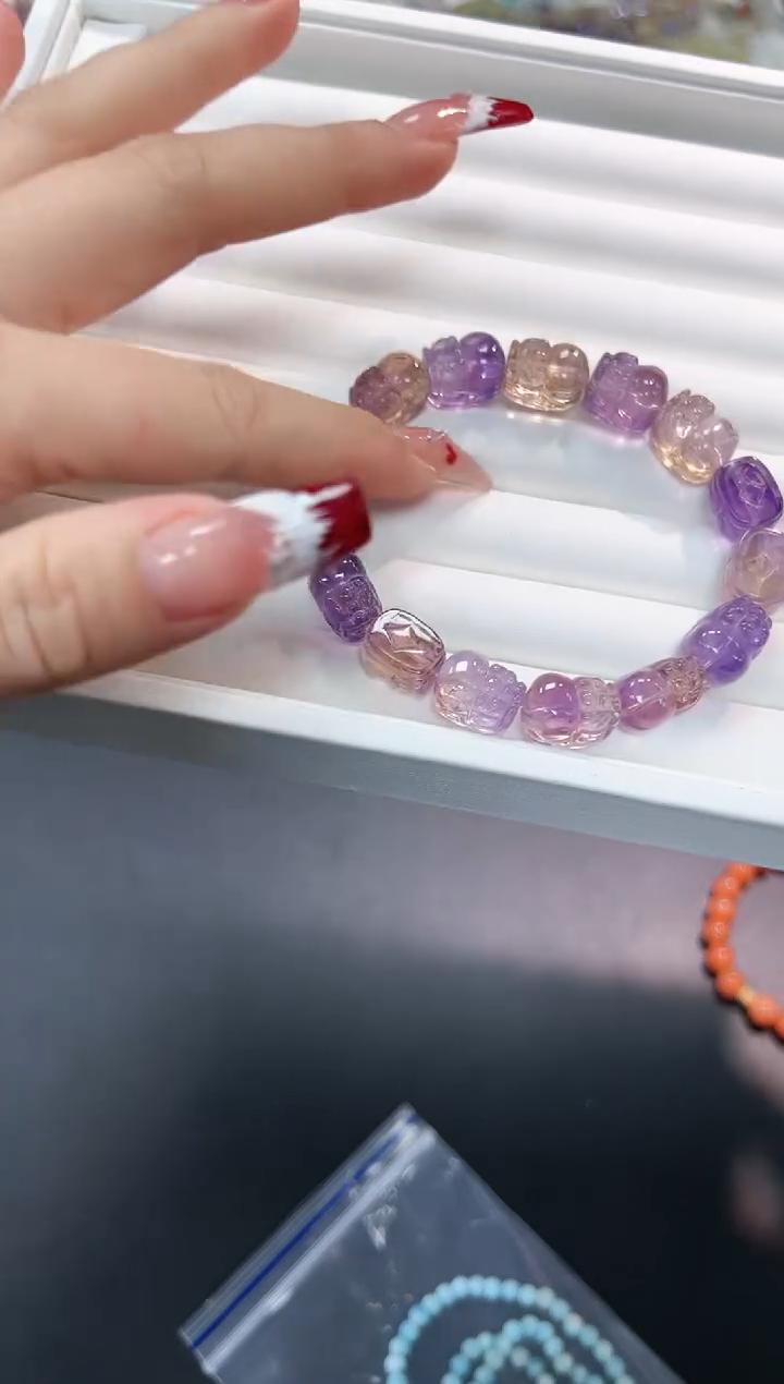 【闪购商品】水晶手串未镶嵌24a多样性发其一/1条默认微瑕