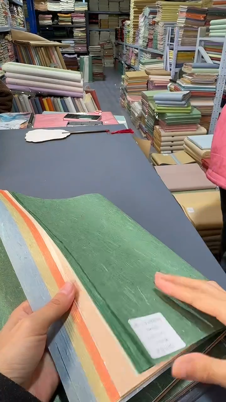 纯手工30*180cm五色25张*2份珍金雁楮清水云龙