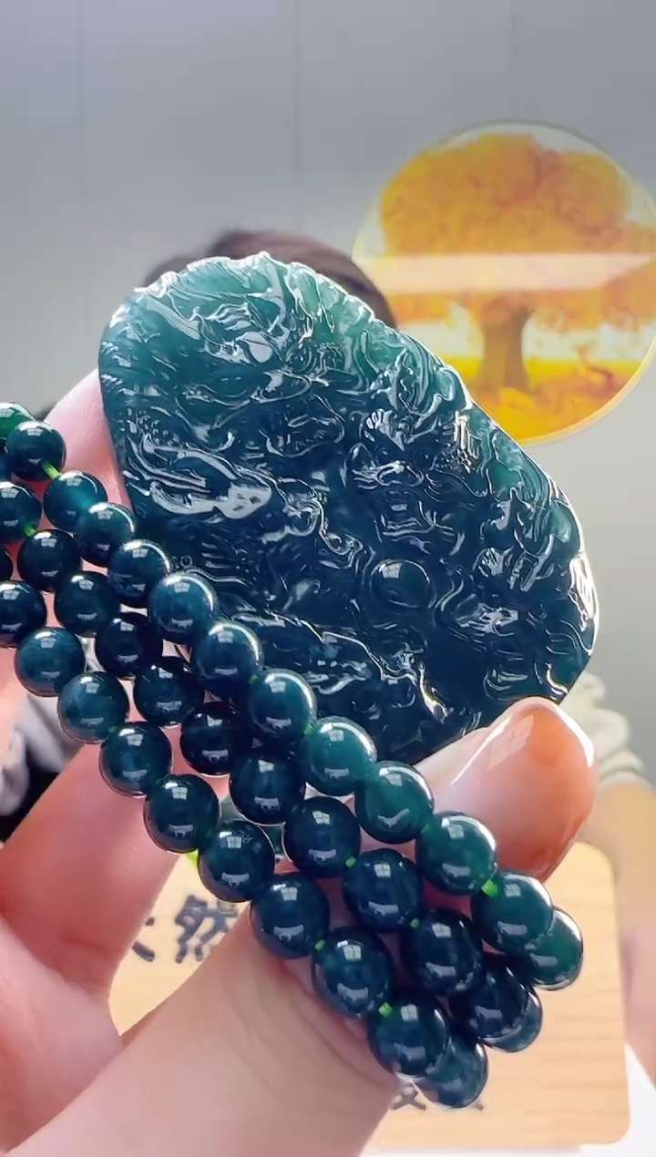 颈饰未镶嵌翡翠多样性随机发其一