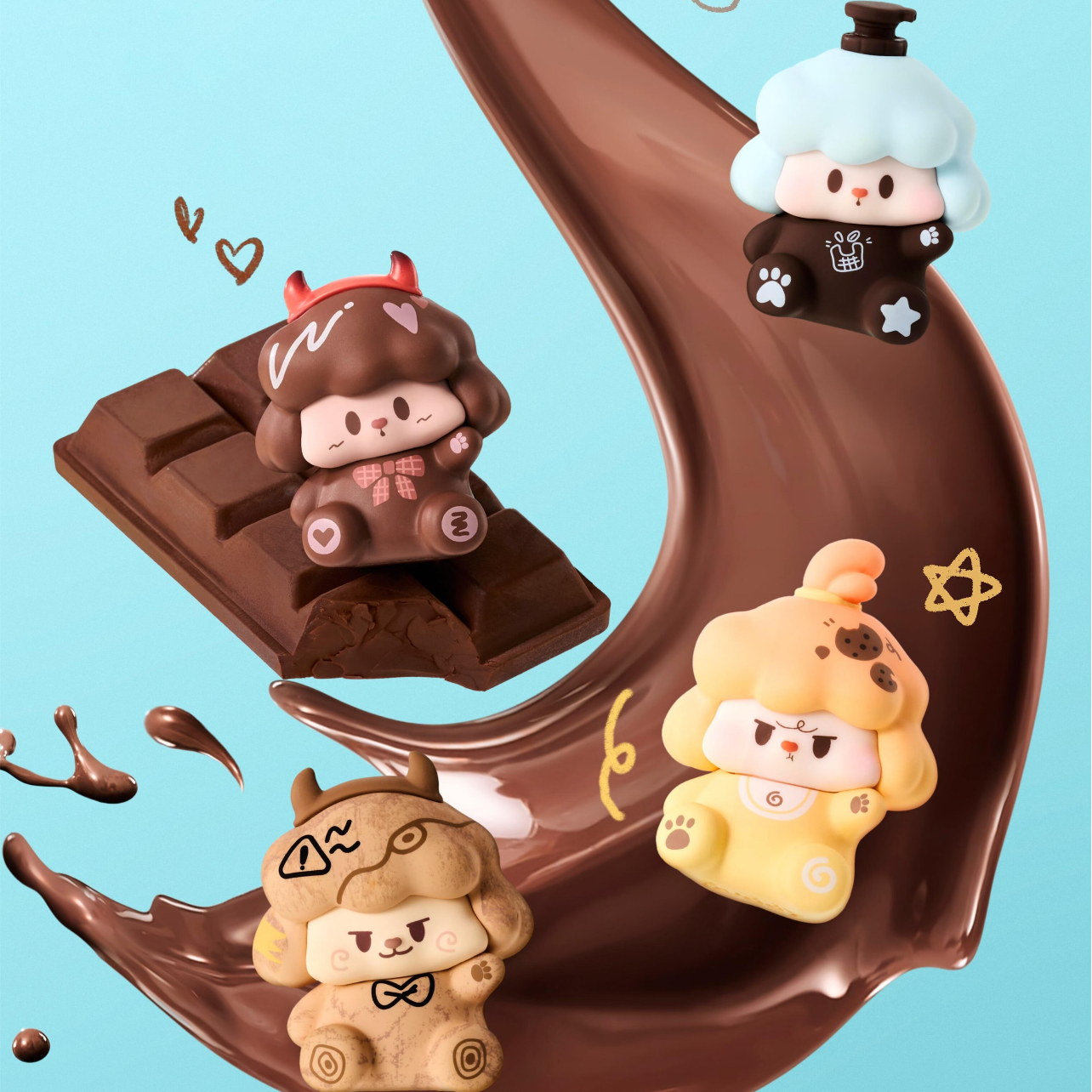 【心跳玩趣】新品正版百变BUDDY萌粒盲袋盲盒可爱公仔小狗系列