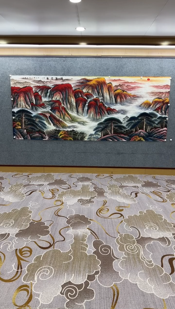 【闪购商品】绘画绘画Y-刘雪红-大丈二-山水画