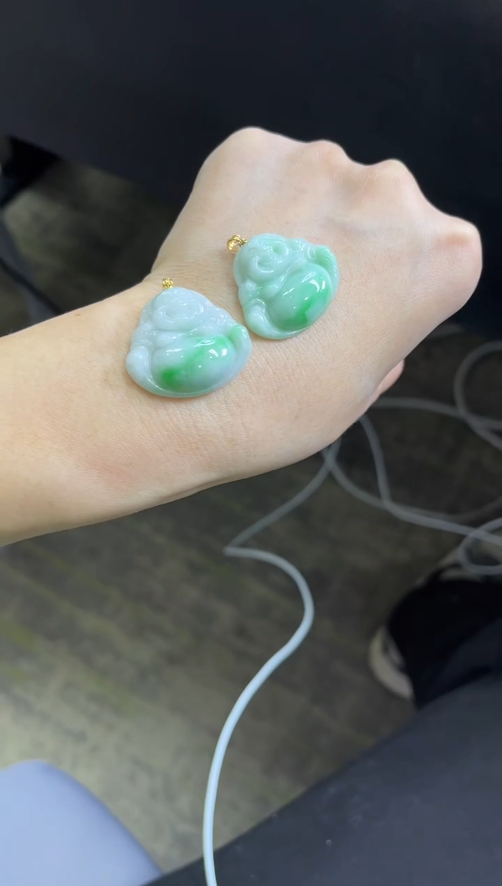 【闪购商品】翡翠颈饰18K金镶嵌M13 /多样性发一件/配绳子