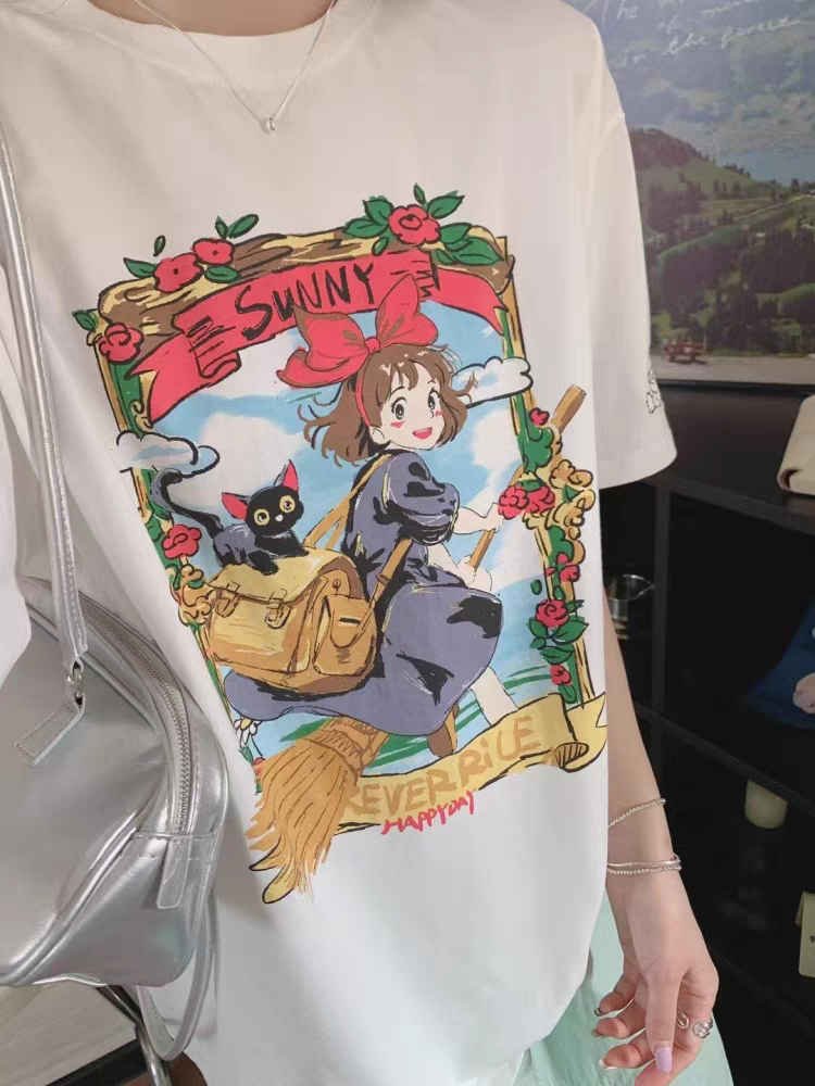 T546小魔女印花2547均码短袖