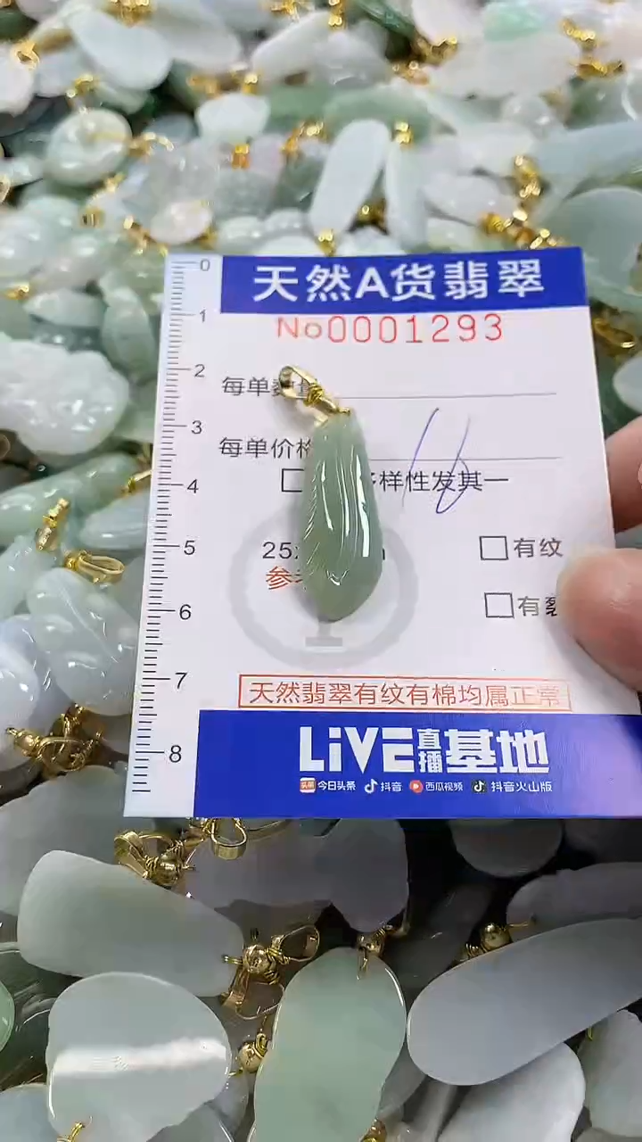 颈饰未镶嵌翡翠纯天然货翡翠1