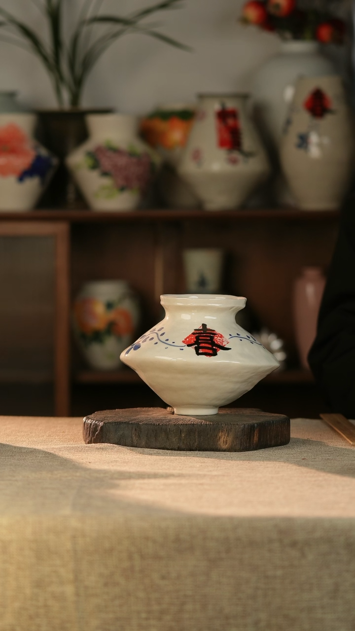 【闪购商品】瓶景德镇高温瓷器