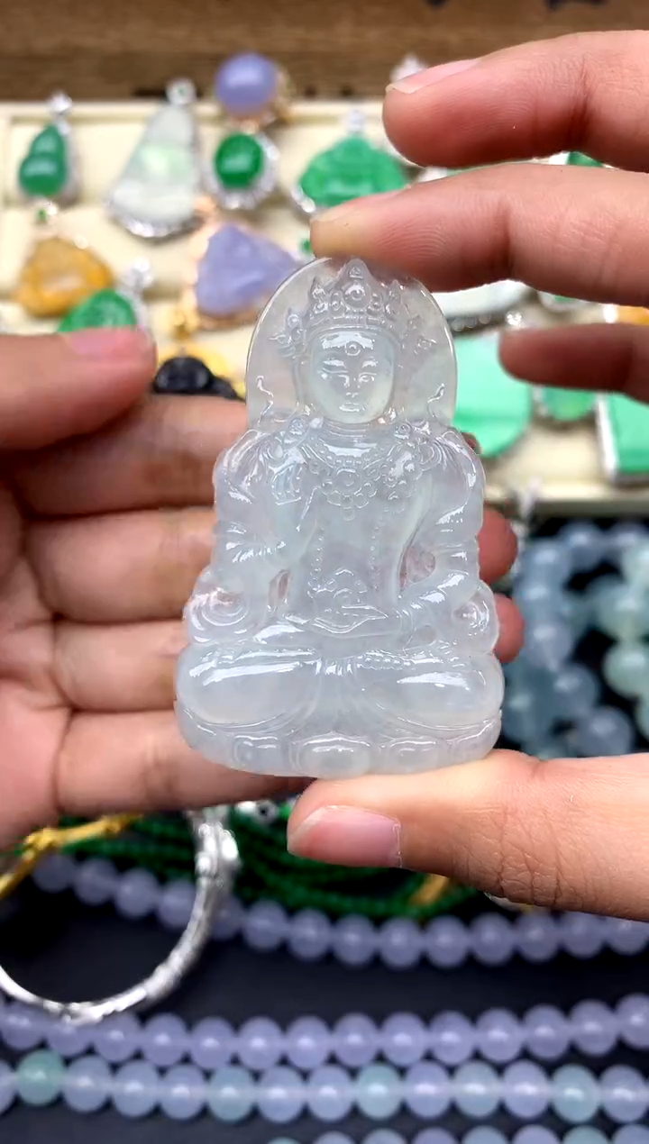 【闪购商品】翡翠颈饰18K金镶嵌297-中国好珍宝