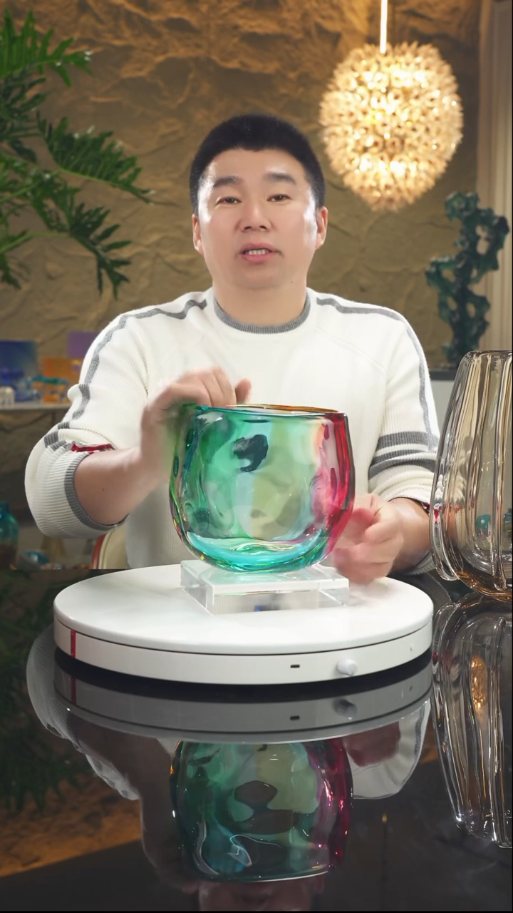 【闪购商品】瓷片福利彩色花瓶小号