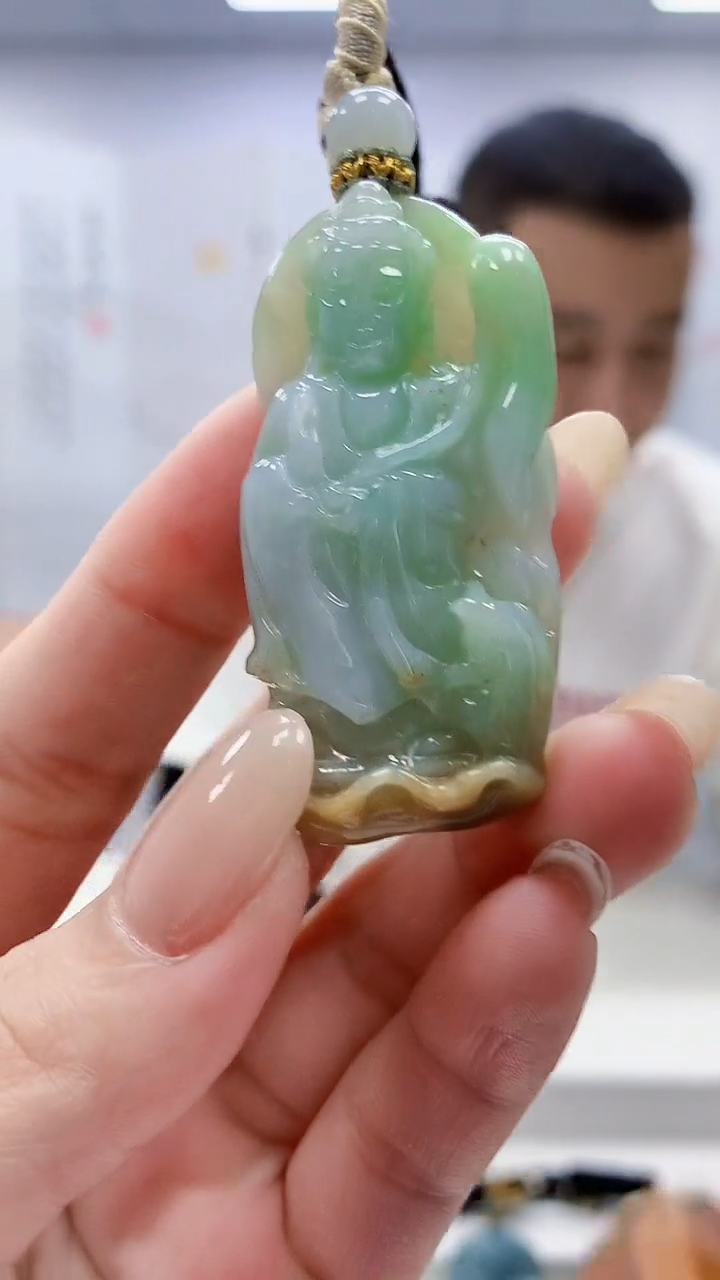 未镶嵌定制翡翠4898lr-毛货挂件11